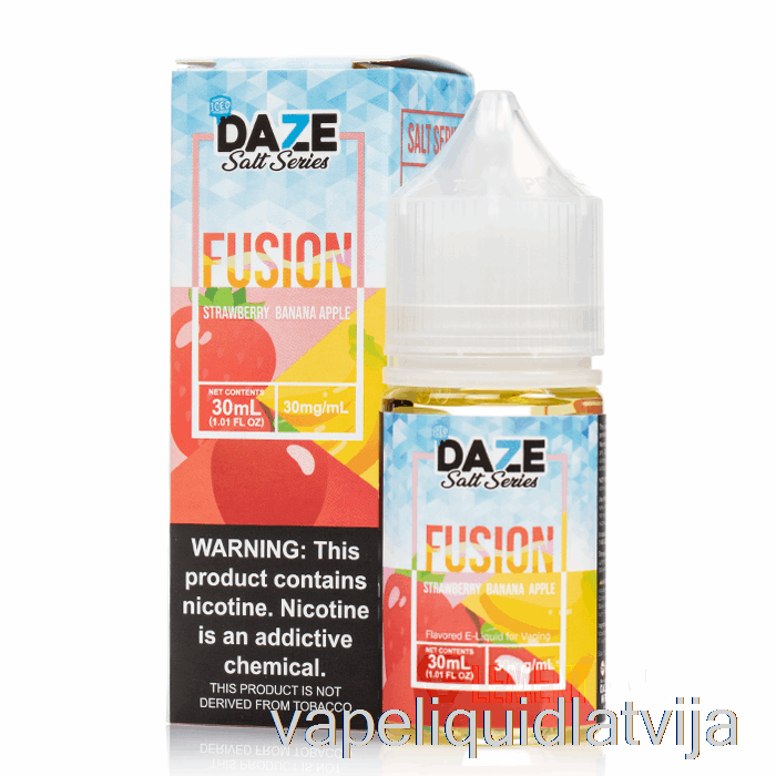 Ledus Zemeņu Banānu ābols - 7 Dusmas Sāļi - 30ml 30mg Vape šķidrums